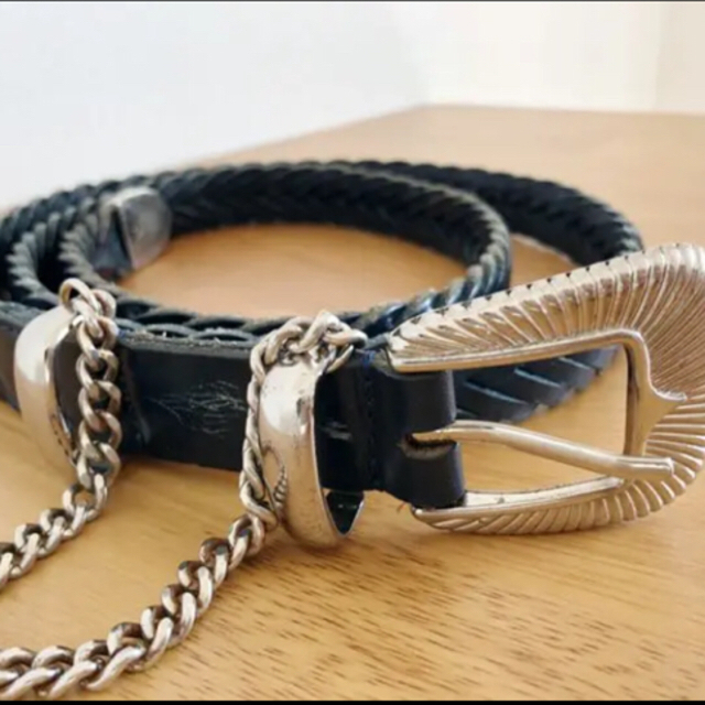 ジエダ レザー ベルト jieda belt 編み込みなし 11