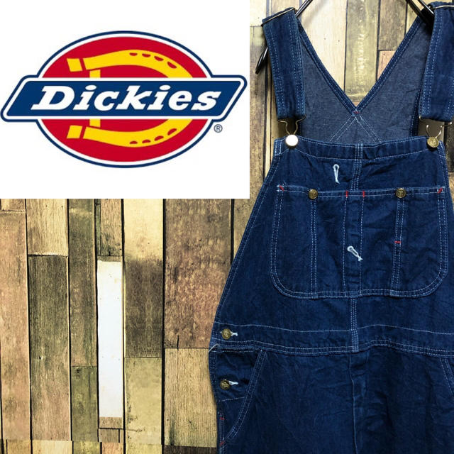 Dickies(ディッキーズ)の【大和様専用】ディッキーズ☆メキシコ製ロゴタグ無しデニムオーバーオール メンズのパンツ(サロペット/オーバーオール)の商品写真