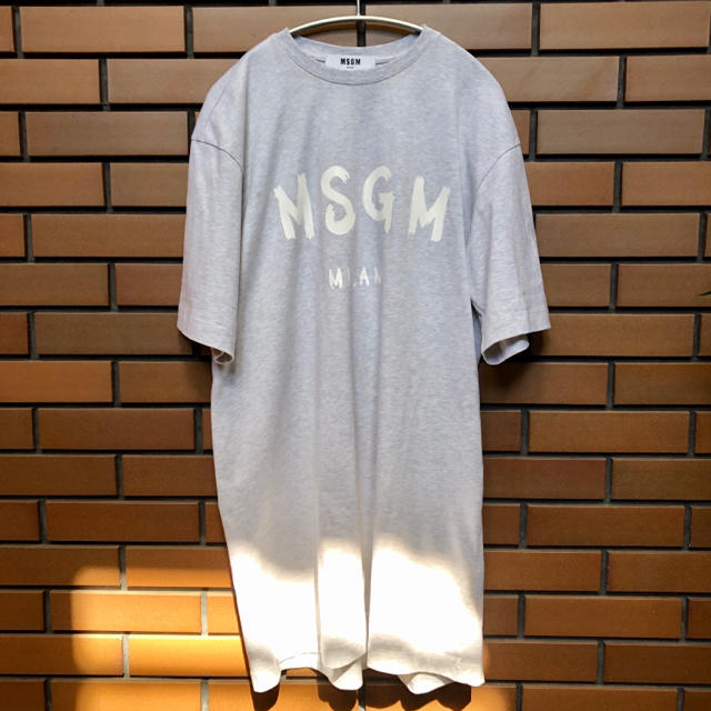 トップス★2020SS★MSGM❤︎新作・完売ロングTシャツ