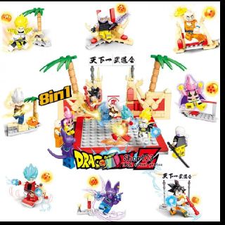 Lego - ドラゴンボール超 レゴLEGO互換ブロックミニフィグ8体セット