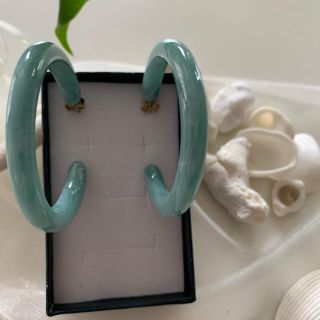 フープピアス　ハンドメイド　♡新品未使用(ピアス)