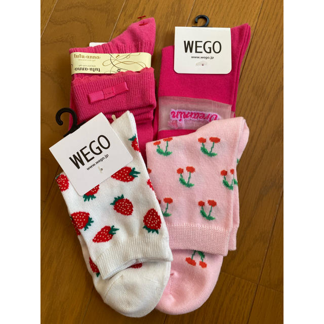 WEGO(ウィゴー)のWEGO、tutuanna 靴下 レディースのレッグウェア(ソックス)の商品写真