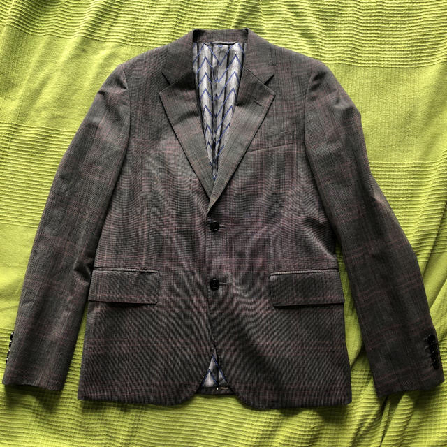 CABANE de ZUCCa(カバンドズッカ)のズッカ　チェックテーラードジャケット メンズのジャケット/アウター(テーラードジャケット)の商品写真