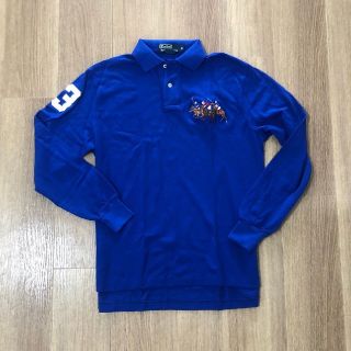 ポロラルフローレン(POLO RALPH LAUREN)の新品サイズMラルフローレンbig pony 長袖ポロシャツ(ポロシャツ)