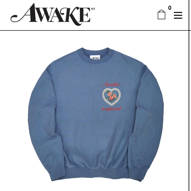 AWAKE(アウェイク)のawake is special crewneck sweatshirt メンズのトップス(スウェット)の商品写真