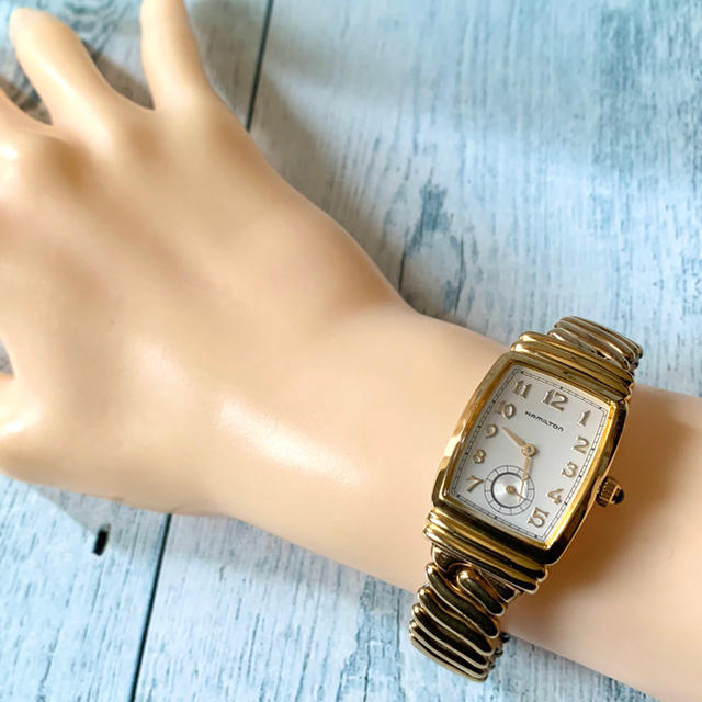 Hamilton(ハミルトン)の【電池交換済み】HAMILTON ハミルトン 腕時計 ベントン 蛇腹 6248 メンズの時計(腕時計(アナログ))の商品写真