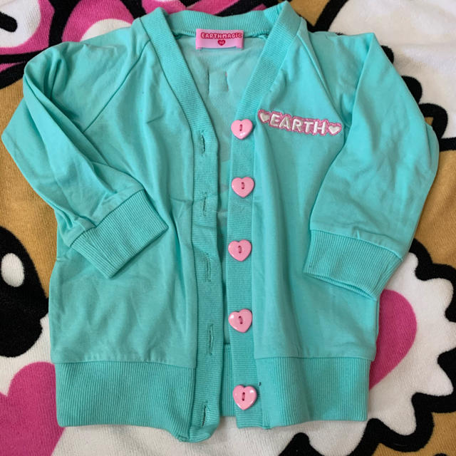 EARTHMAGIC(アースマジック)のアースマジック キッズ/ベビー/マタニティのキッズ服女の子用(90cm~)(カーディガン)の商品写真