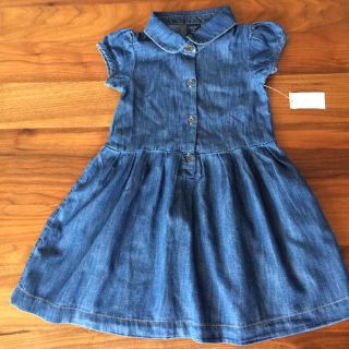 ベビーギャップ(babyGAP)の新品GAPデニムワンピ◡̈♥︎(ワンピース)