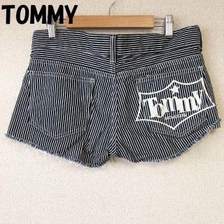 トミー(TOMMY)の【人気】TOMMY/トミー ヒッコリー ショートパンツ サイズM レディース(ショートパンツ)