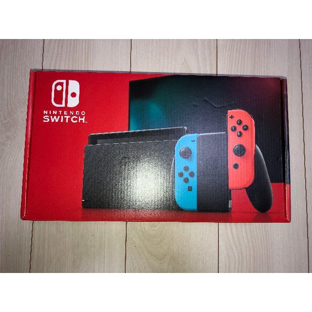 エンタメ/ホビーNintendo Switch 新モデル　ネオンブルー・レッド　新品・未開封