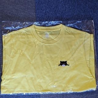 グラニフ(Design Tshirts Store graniph)の新品 未使用 graniph グラニフ Tシャツ Sサイズ 猫　黄 (Tシャツ/カットソー(半袖/袖なし))