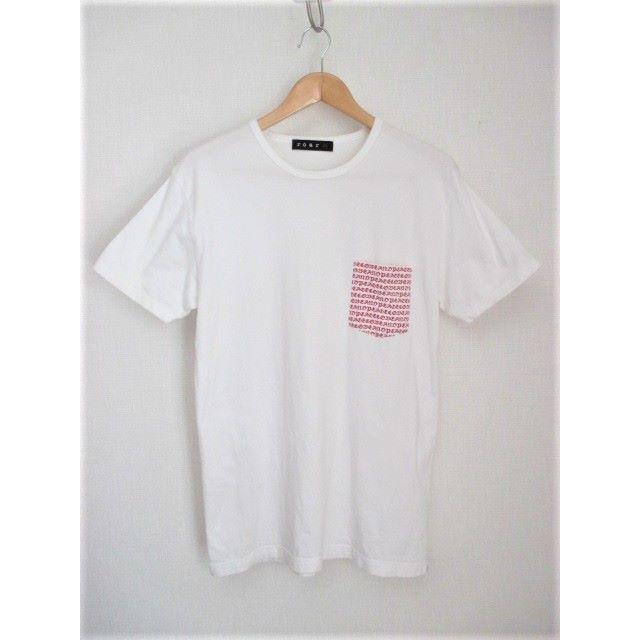 roar - ☆roar ロアー 2丁拳銃 デザイン Tシャツ 半袖/メンズ/3(L)☆白