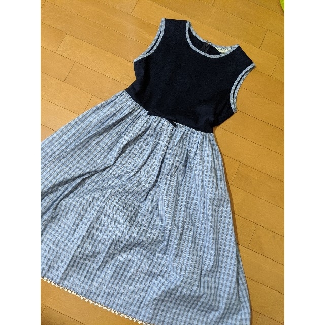 未使用。petit mild ワンピース150 キッズ/ベビー/マタニティのキッズ服女の子用(90cm~)(ワンピース)の商品写真