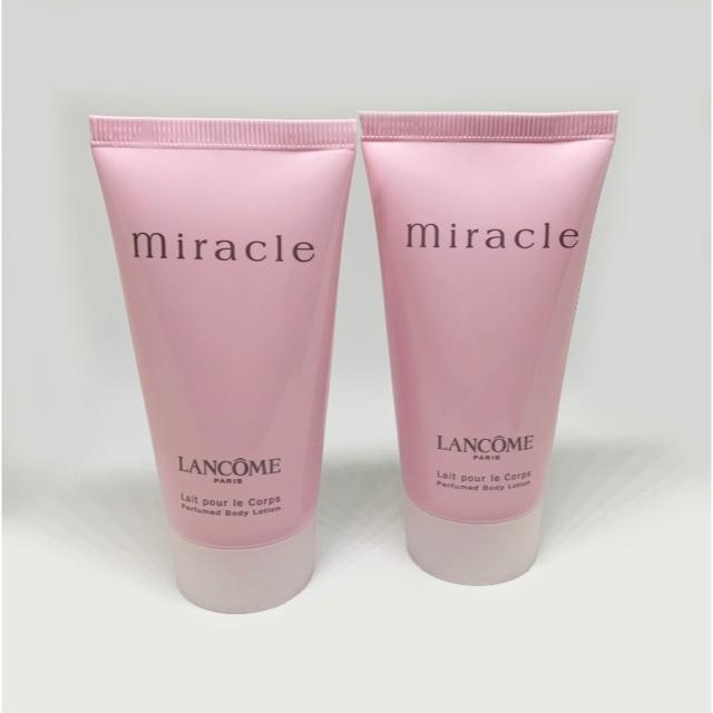 LANCOME(ランコム)のランコム ミラク miracle パフューム ボディローション 2本 セット コスメ/美容のボディケア(ボディローション/ミルク)の商品写真