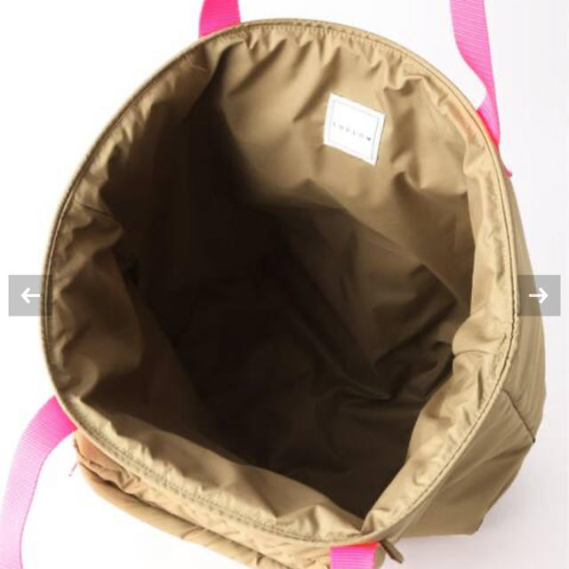 LUDLOW(ラドロー)のLUDLOWラドロー　ショルダートートバッグ　ブラウン✖️ピンク　一回使用　美品 レディースのバッグ(トートバッグ)の商品写真