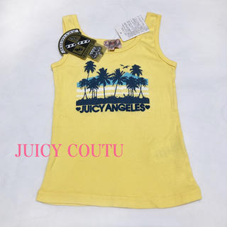 ジューシークチュール(Juicy Couture)の【JUICY COUTURE ジューシークチュール】黄色　タンクトップ　120(Tシャツ/カットソー)