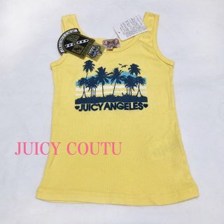 ジューシークチュール(Juicy Couture)の【JUICY COUTURE ジューシークチュール】黄色　タンクトップ　120(Tシャツ/カットソー)