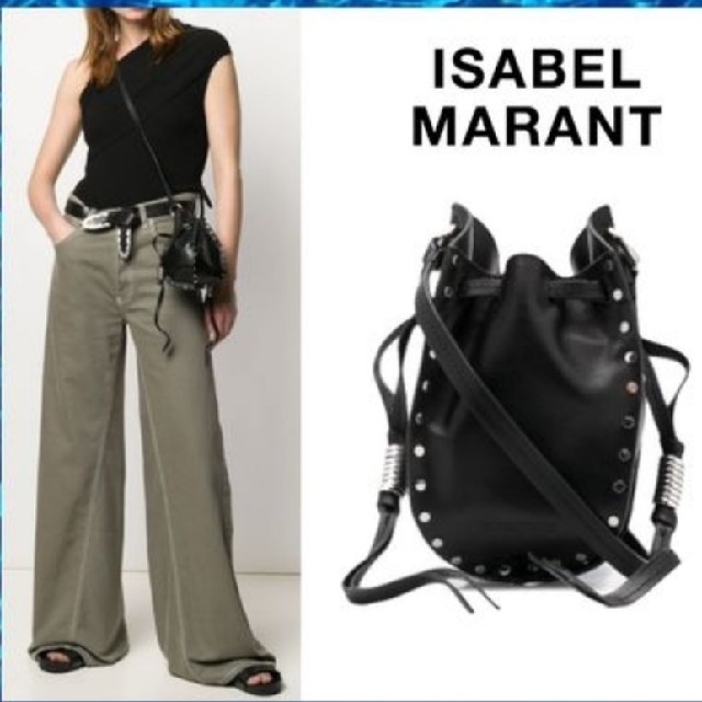 Isabel Marant(イザベルマラン)の【新品・正規品】イザベルマラン🔷Radja スタッズ バケットバッグ ミニ レディースのバッグ(ショルダーバッグ)の商品写真