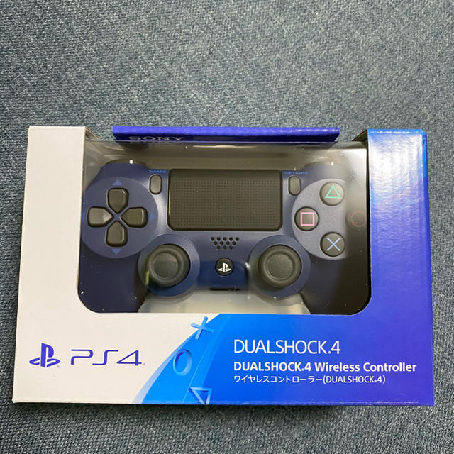 PS4 純正 コントローラー ミッドナイトブルー - 家庭用ゲーム機本体