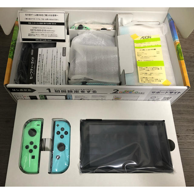 Nintendo Switch(ニンテンドースイッチ)の中古　Nintendo Switch あつまれ どうぶつの森セット エンタメ/ホビーのゲームソフト/ゲーム機本体(家庭用ゲーム機本体)の商品写真