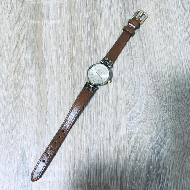 ANNE KLEIN(アンクライン)のレザーバンド腕時計 レディースのファッション小物(腕時計)の商品写真