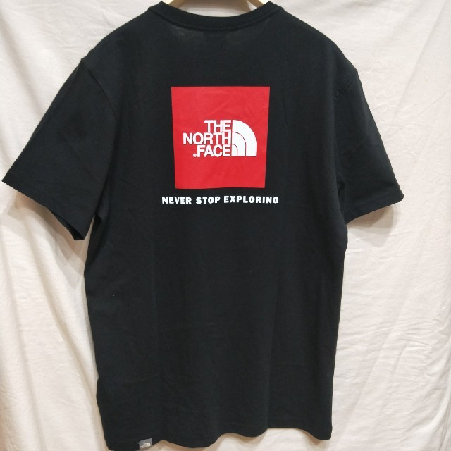 THE NORTH FACE(ザノースフェイス)の新品ノースフェイス　スクエアロゴTシャツL相当黒 メンズのトップス(Tシャツ/カットソー(半袖/袖なし))の商品写真