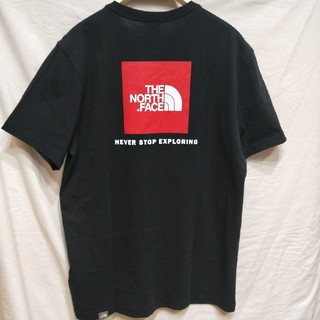 ザノースフェイス(THE NORTH FACE)の新品ノースフェイス　スクエアロゴTシャツL相当黒(Tシャツ/カットソー(半袖/袖なし))