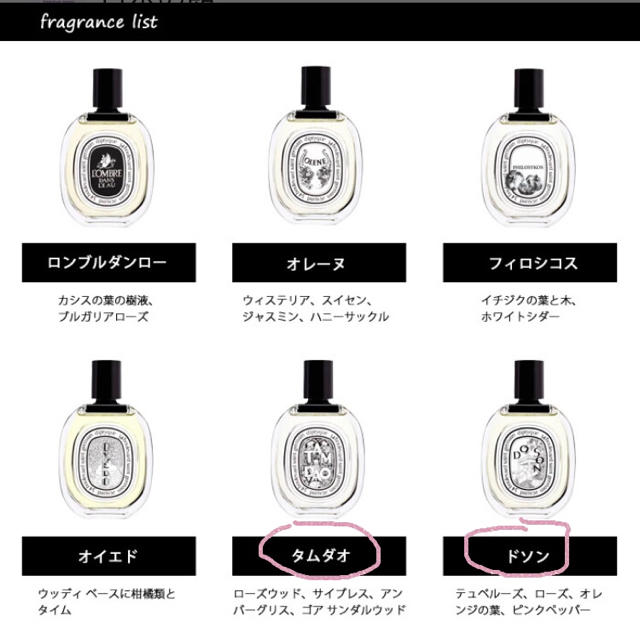 diptyque(ディプティック)のディプティック アトマイザー 2本セット 各1.5 mldiptyque 香水  コスメ/美容の香水(香水(女性用))の商品写真