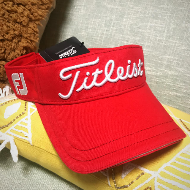 Titleist(タイトリスト)の新品　Titleist  サンバイザー メンズの帽子(サンバイザー)の商品写真