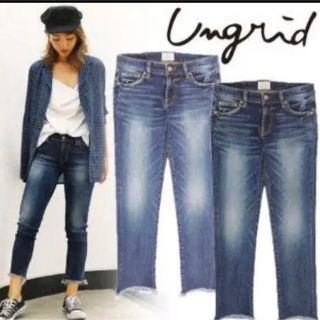 アングリッド(Ungrid)のUngrid フレイドヘムストスリ♡(スキニーパンツ)