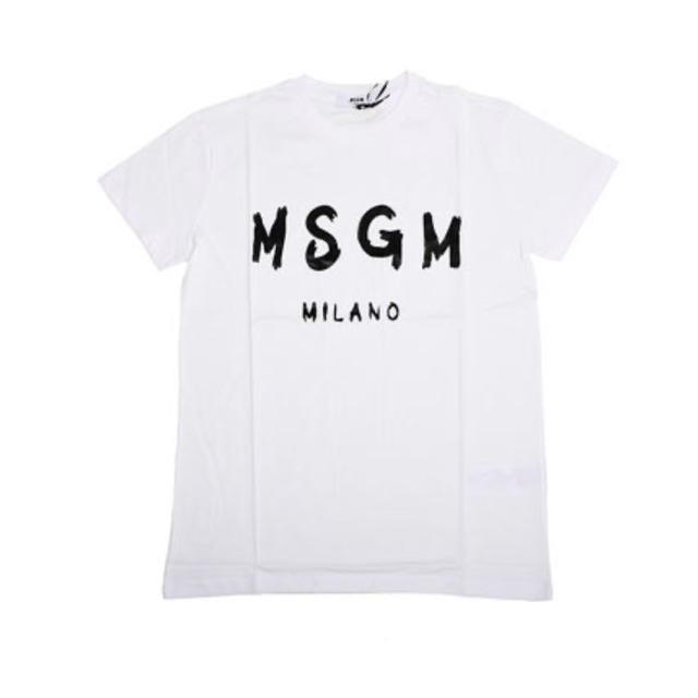 msgm Tシャツ　女性　キッズ　ホワイト　値下げ