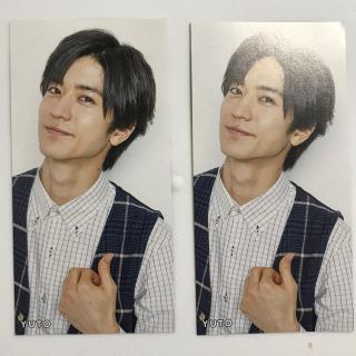 ヘイセイジャンプ(Hey! Say! JUMP)のポポロ　7月号　厚紙カード(アイドルグッズ)