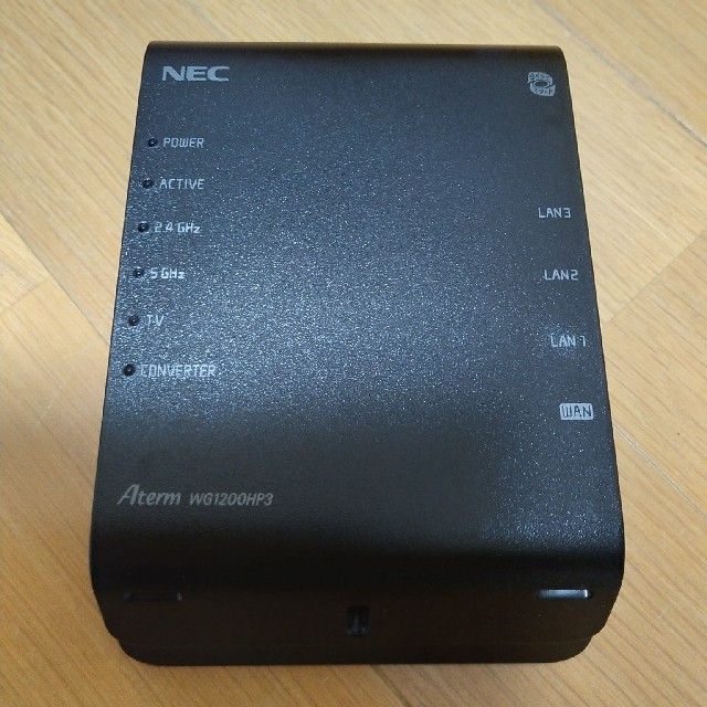 Wi-Fiルーター　NEC WG1200HP3　【V6プラス対応】