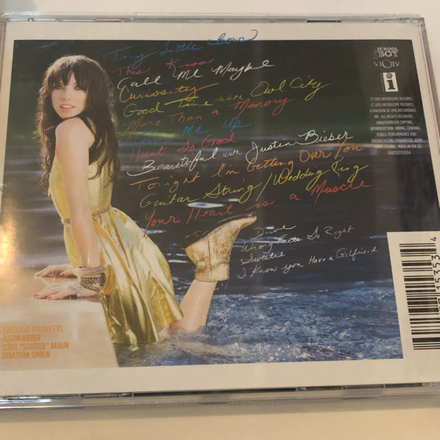 カーリー・レイ・ジェプセン　Carly Rae Jepsen アルバム エンタメ/ホビーのCD(ポップス/ロック(洋楽))の商品写真