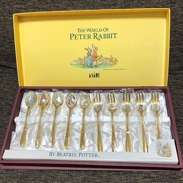 ピーターラビット カトラリーセット アサヒ スプーン フォーク 食器 ゴールド | フリマアプリ ラクマ ピーターラビット カトラリーセット アサヒ スプーン フォーク 食器 ゴールド | フリマアプリ ラクマ