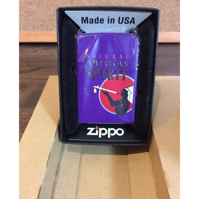 ZIPPO(ジッポー)の吉永ひろし様　専用　アメスピ　非売品　希少Zippo パープル メンズのファッション小物(タバコグッズ)の商品写真