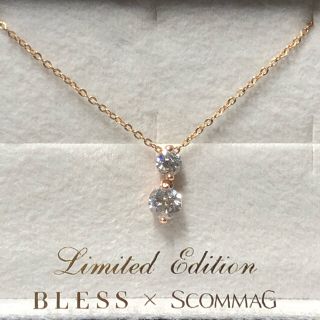 ブレス(BLESS)の値下げ✩エスカマジースワロ　ピンクゴールドネックレス＋ゴールドピアス2p(ネックレス)