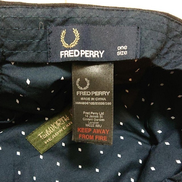 FRED PERRY(フレッドペリー)の【ドキバタさま専用】FRED PERRY  キャスケット メンズの帽子(キャスケット)の商品写真