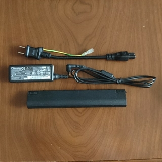 MousePro NB370L用 ACアダプター&バッテリー(PCパーツ)