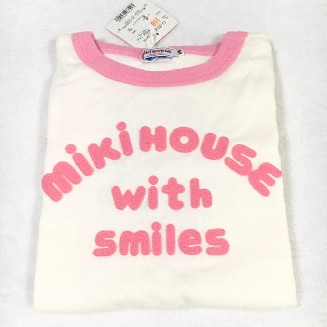 mikihouse - 新品 110cm ミキハウス 重ね着風スマイルうさこちゃん長袖