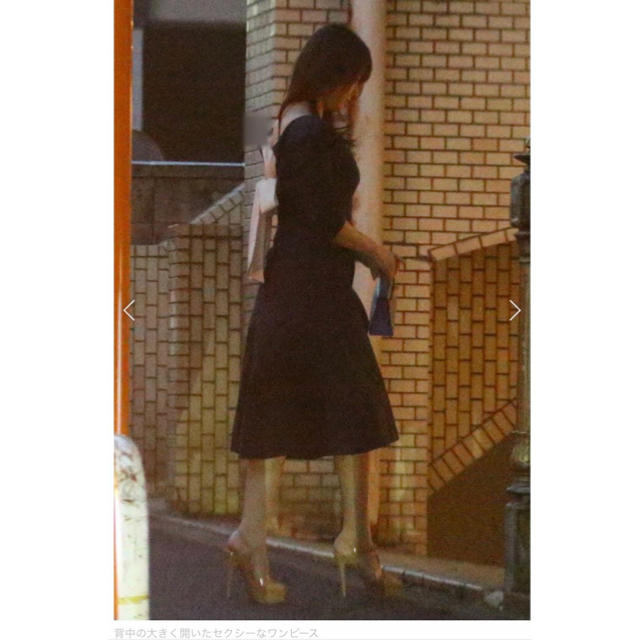 NEW好評 snidel - 深キョン着用♡ herlipto Back Ribbon Midi Dressの