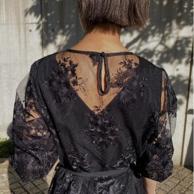 Ameri VINTAGE(アメリヴィンテージ)のAmeri  3WAY LAYERED LACE DRESS レディースのフォーマル/ドレス(ロングドレス)の商品写真