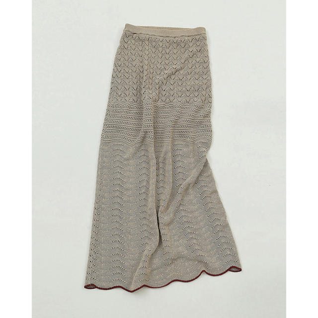 TODAYFUL(トゥデイフル)のtodayful かぎ編みニットスカート レディースのスカート(ロングスカート)の商品写真