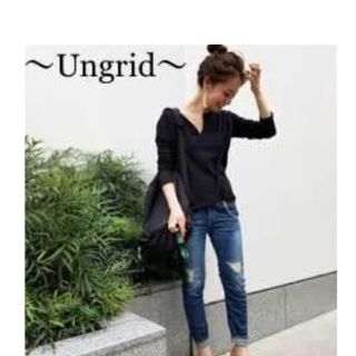 アングリッド(Ungrid)のUngrid スリットネックロングスリーブTee(Tシャツ(長袖/七分))