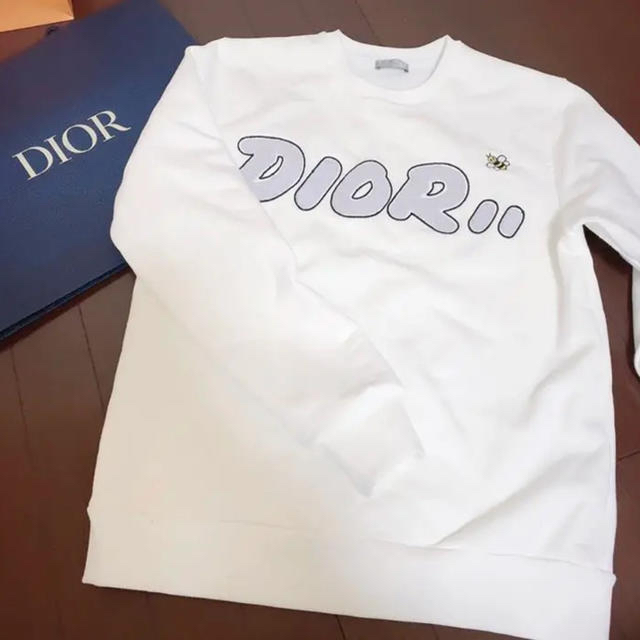 最終値下げ Dior - HOMME DIOR × ロゴトレーナー KAWS スウェット