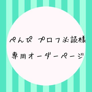 ぺんぴ プロフ必読様専用ページ(その他)