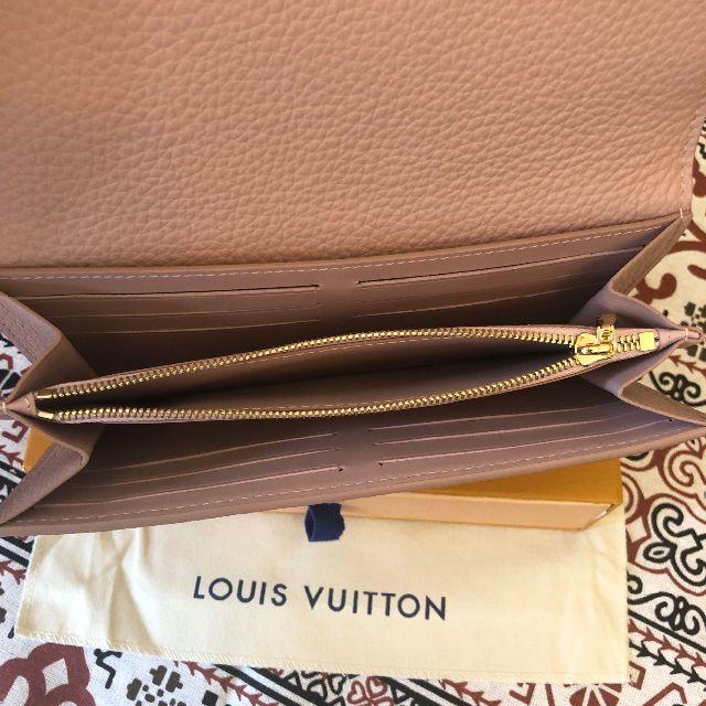LOUIS VUITTON(ルイヴィトン)のルイヴィトン　ポルトフォイユ カプシーヌ 二つ折り長財布 レザー マグノリア レディースのファッション小物(財布)の商品写真