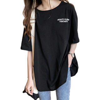 ディーホリック(dholic)の韓国Tシャツ　ブラックLサイズ(Tシャツ(半袖/袖なし))