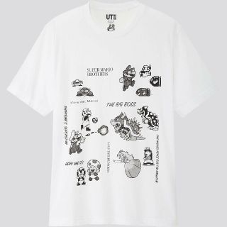 ユニクロ(UNIQLO)のUNIQLO　限定　ス－パ－マリオTシャツ XL(Tシャツ/カットソー(半袖/袖なし))