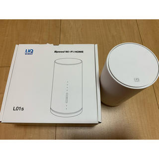 エーユー(au)のUQ WiMAX Speed Wi-Fi HOME L01S(PC周辺機器)